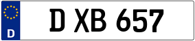 Truck License Plate